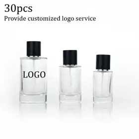 Empty perfume spray bottles