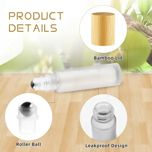 Bamboo-cap glass roll-ons view 3