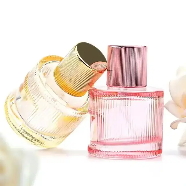 Color glass perfume bottles view 4