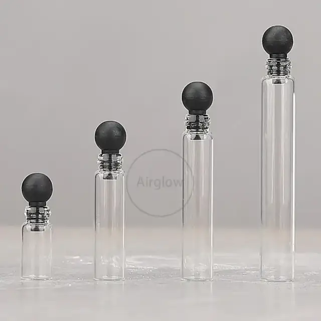 Mini glass sample vials view 4